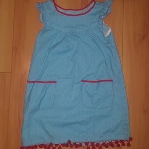 Girls dress handmade by me.